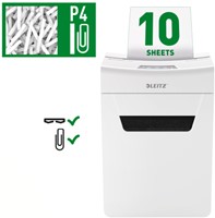 Papiervernietiger Leitz IQ Protect Premium 10X P4 snippers-3