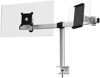 Monitorarm Durable met klem voor 1 scherm en 1 tablet
