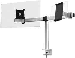 Monitorarm Durable met klem voor 1 scherm en 1 tablet