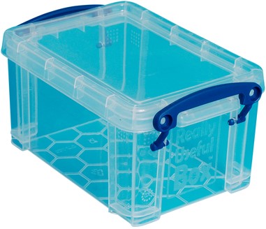 Opbergbox Really Useful 0.7 liter 155x100x80 mm transparant wit