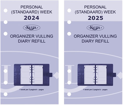 Agendavulling 2024-2025 Kalpa Personal 7dagen/2pagina's-2