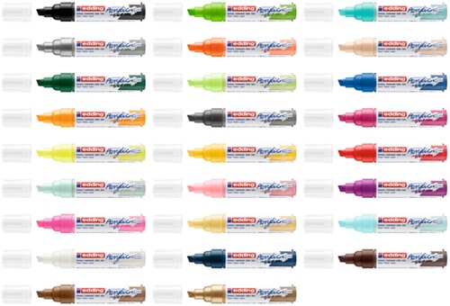 Acrylmarker edding e-5000 breed  neon geel-3