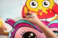Acrylmarker edding e-5000 breed  neon roze-1