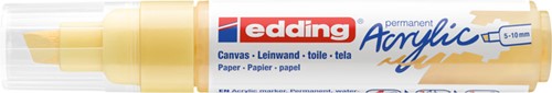Acrylmarker edding e-5000 breed  pastel geel-2