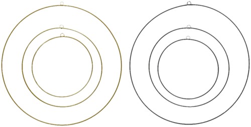 Ijzeren figuur cirkel assorti