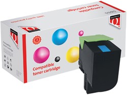 Tonercartridge Quantore alternatief tbv Lexmark 80C2XC0 blauw