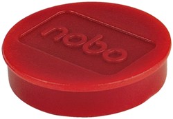 Magneet Nobo 32mm 800gr rood 10 stuks