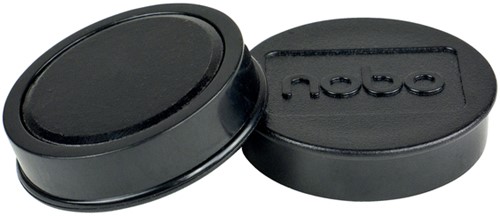 Magneet Nobo 38mm zwart 10 stuks-3