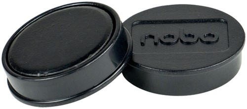 Magneet Nobo 32mm zwart 10 stuks-3