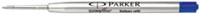 Balpenvulling Parker Quinkflow blauw 0.7mm blister à 10 stuks-2