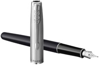 Vulpen Parker Sonnet Essential black lacquer CT medium-4