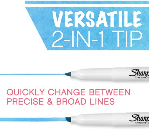 Markeerstift Sharpie S-note assorti blister à 4 stuks-3