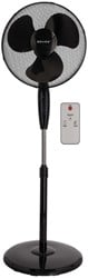 Statiefventilator BRASQ met remote Ø 40cm zwart