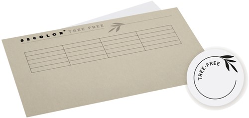Vouwmap Djois Tree-Free folio gelijk 226gr beige