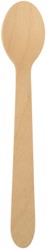 Koffielepel Papstar 110mm hout 100 stuks