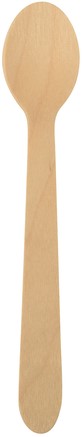 Koffielepel Papstar 110mm hout 100 stuks
