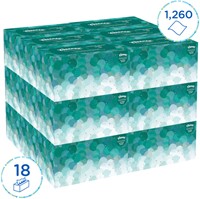 Handdoek Kleenex Ultra i-vouw 1-laags dispenserdoos 70vel wit 1126-2