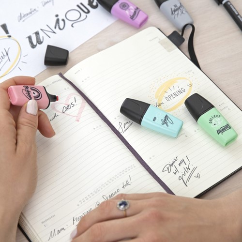 Markeerstift STABILO BOSS mini Pastellove assorti etui à 5 stuks-2