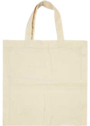 Tas Creotime 27,5x30cm katoen naturel