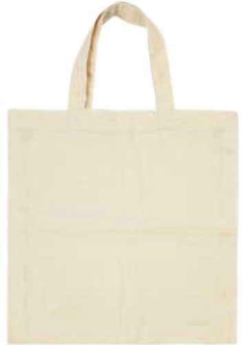 Tas Creotime 27,5x30cm katoen naturel