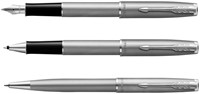 Vulpen Parker Sonnet Essential sandblasted stainless steel lacquer CT medium-3