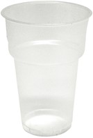 Beker IEZZY bier 250 ml PP transparant