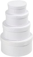 Ronde dozen karton Creotime wit assorti-3