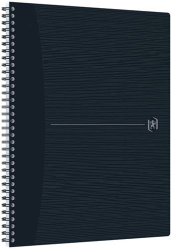 Spiraalblok Oxford Origin A4+ ruit 5x5mm 140 pagina's 80gr zwart-2