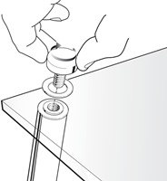 Notitiebord Nobo transparant acryl schuin A4-5