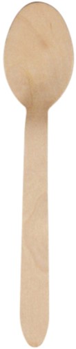 Lepel IEZZY 160mm hout 100 stuks