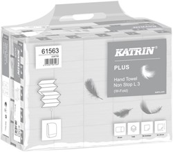 Handdoek Katrin 61563 W-vouw Plus 3laags 24x32cm 25x90st