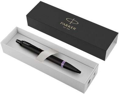 Balpen Parker IM black purple vibrant ring medium-3