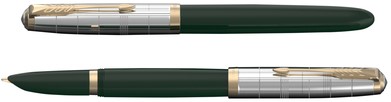 Balpen Parker 51 Premium forest green GT medium-3