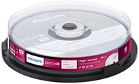 DVD+R Philips 4.7GB 16x SP 10 stuks