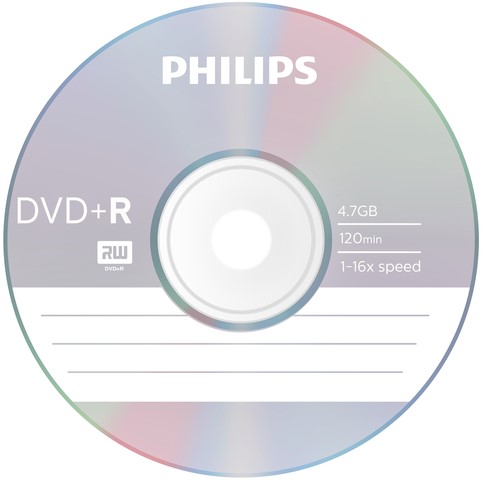 DVD+R Philips 4.7GB 16x SP 10 stuks-2