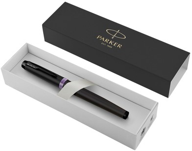 Rollerpen Parker IM black purple vibrant ring fijn-3