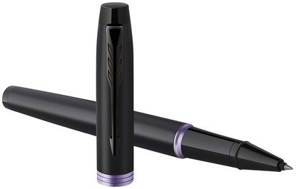 Rollerpen Parker IM black purple vibrant ring fijn-2