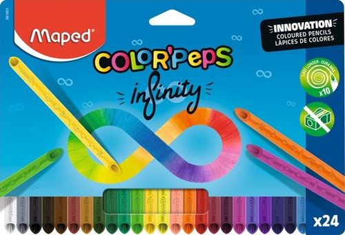 Kleurpotlood Maped Color'Peps Infinity set à 24 kleuren