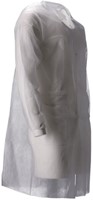 Bezoekersjas CMT L non-woven drukknopen 104cm lang PP wit 100 stuks-3