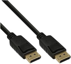 Kabel inLine displayport 4K60HZ M-M 3 meter zwart