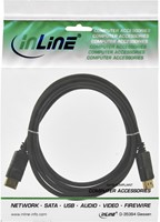 Kabel inLine displayport 4K60HZ M-M 1,5 meter zwart-2