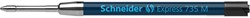 Balpenvulling Schneider 735 Express 1.0mm zwart