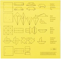 Vouwkarton vierkant 20x20cm 105gram assorti 40 vel-1