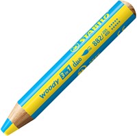 Kleurpotloden STABILO 882 woody 3 in 1 duo inclusief puntenslijper assorti etui 6 à stuks-2