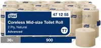 Toiletpapier Tork T7 Advanced Optiserve Coreless 2-laags 104m naturel 471255