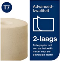 Toiletpapier Tork T7 Advanced Optiserve Coreless 2-laags 104m naturel 471255-3