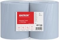 Poetspapier Katrin 2-laags large 220mmx180m blauw