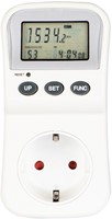 Energiekostenmeter Hama digitaal voor in stopcontact met lcd display,