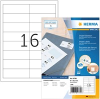 Etiket HERMA 10780 97x33.8mm wit 1280stuks