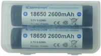 Accu 18650-26H, PCB beschermd, 2600mAh, 3,7V-2